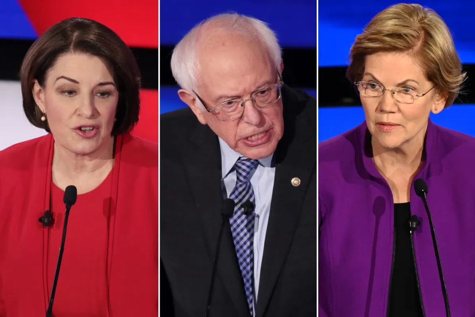 Bennett, Klobuchar, Sanders e Warren costretti a Washington
